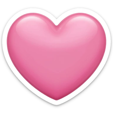 pink heart sticker
