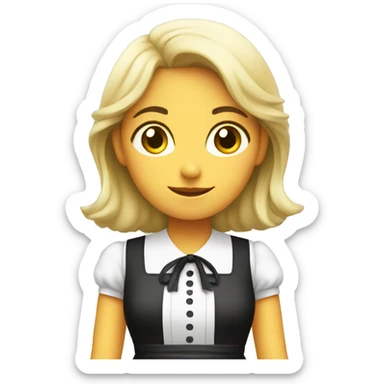 Girl Maid sticker