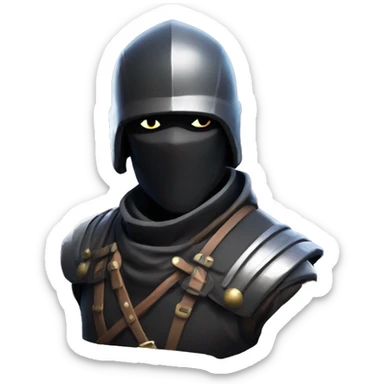Chevalier noir Fortnite sticker