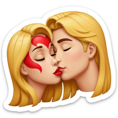 Kiss sticker