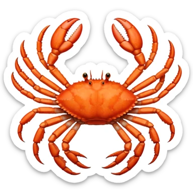 Female Alaska king crab  sticker