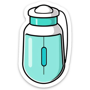 Medical capsule with protective shield sticker