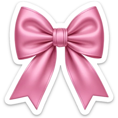 bow pink sticker