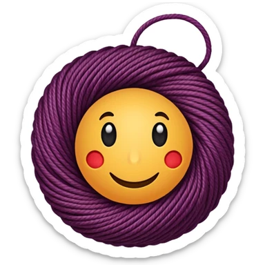 yarn ball sticker