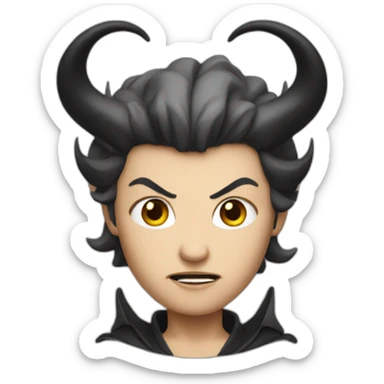 Menace satana sticker