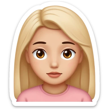 make A image fo blushin deeply sticker