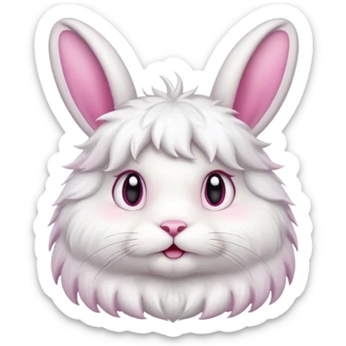 Bunny hungry sticker