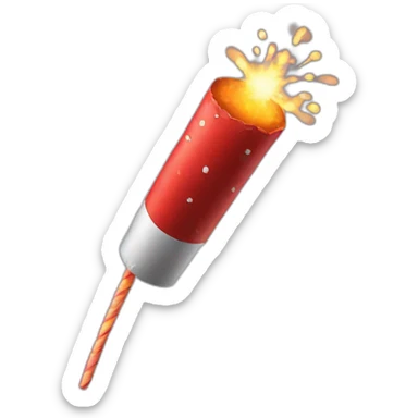 Firecracker sticker