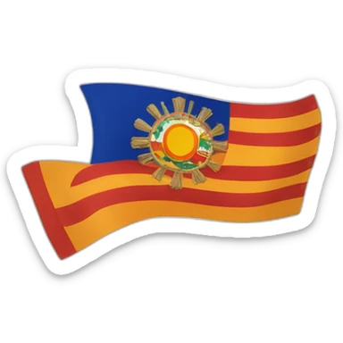 bandera de la comunidad valenciana sticker