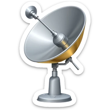 satellite dish signal sticker