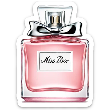 Miss dior perfume sticker