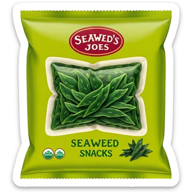 seaweed snacks trader joes  sticker