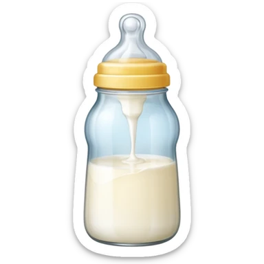 New born bottel sticker