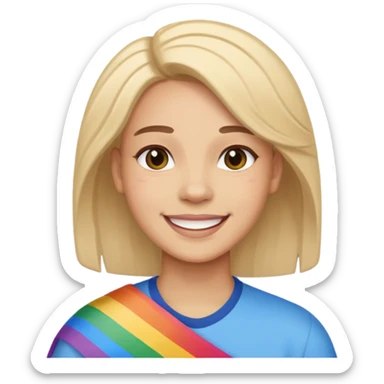 trans character sticker