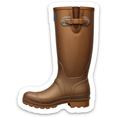 rubber boots men sticker