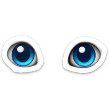 Ragdoll cat with blue eyes sticker