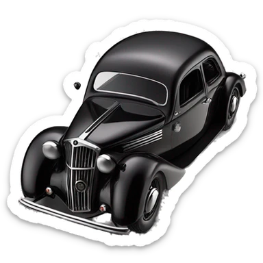 Darth Vader themed sporty Batman’s 1936 Cord 810  sticker
