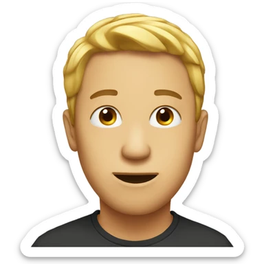 Imitating face sticker