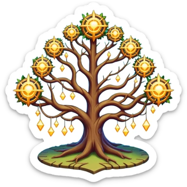 RPG skill tree sticker