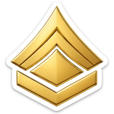 create me a emoji of chevron general like in american army sticker
