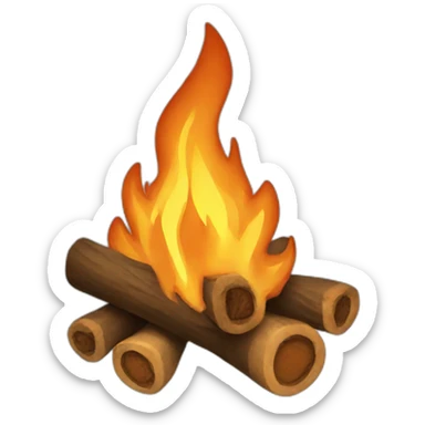 Campfire sticker