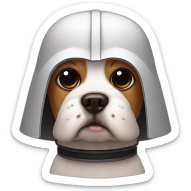 Darth doggie sticker