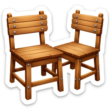 Cabin chairs sticker