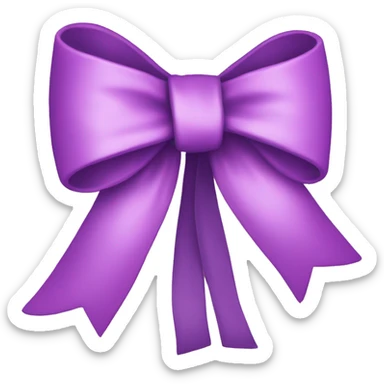 asthetic bow sticker
