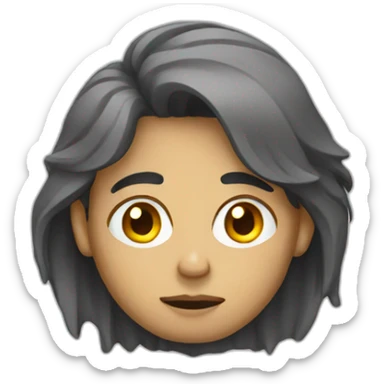 broke person sticker