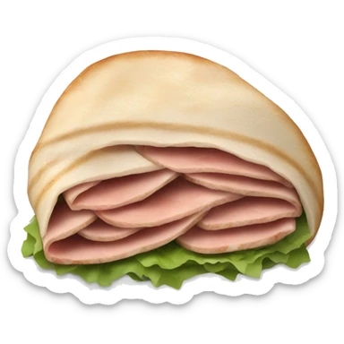 turkey deli meat wrap sticker