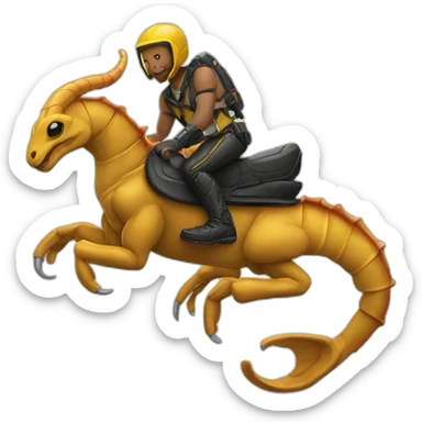 Riding A Scorpion sticker
