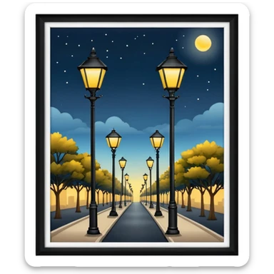 streetlights, Australia sticker