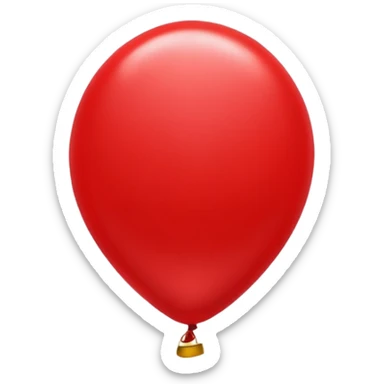 red balloon sticker