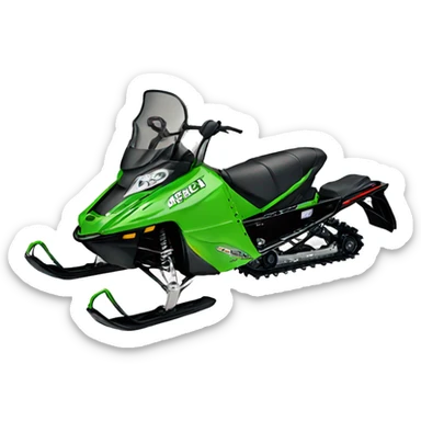 Arctic cat snowmobile sticker