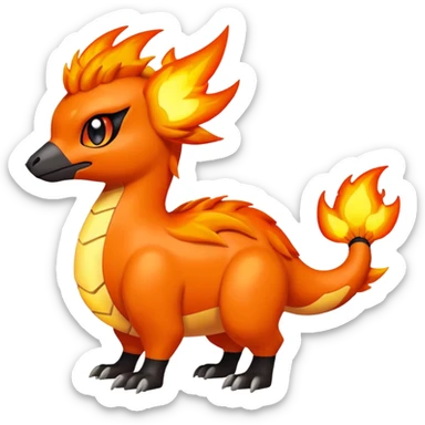 Pokemon drakaufeu sticker