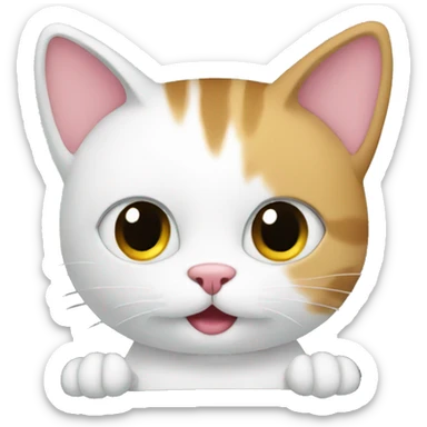 Cat in the car sticker