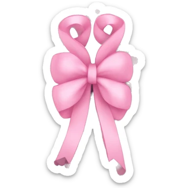 Coquette bow sticker