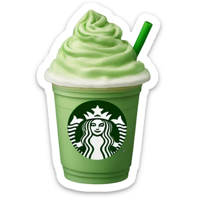 Starbucks matcha Frappuccino  sticker