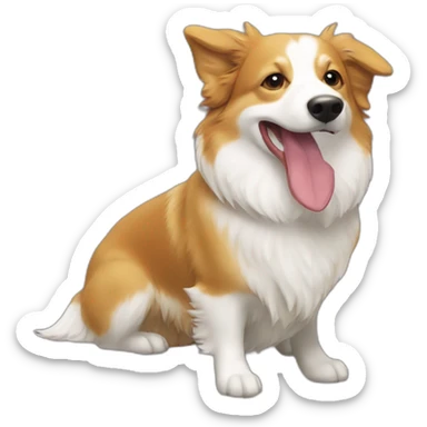 Duck tolling retriever corgi duck hunting sticker