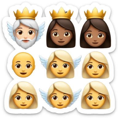 emojis para discord estilo anjo dark diferentes expressões sticker
