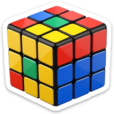 Cubo de rubik  sticker