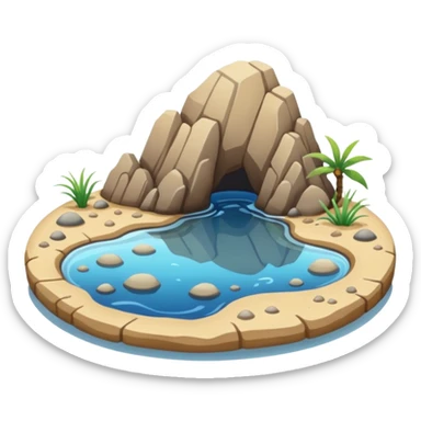 Tide pool sticker