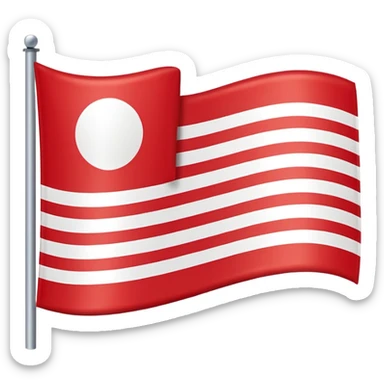 TVK Flag sticker