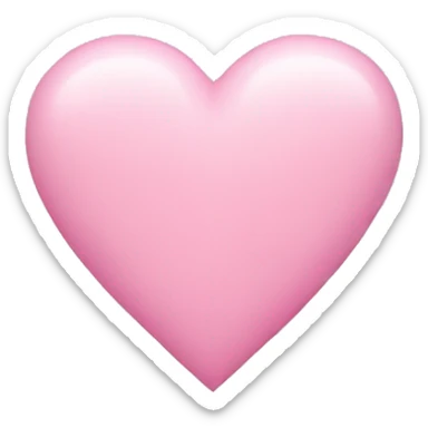 Pink pastel heart sticker