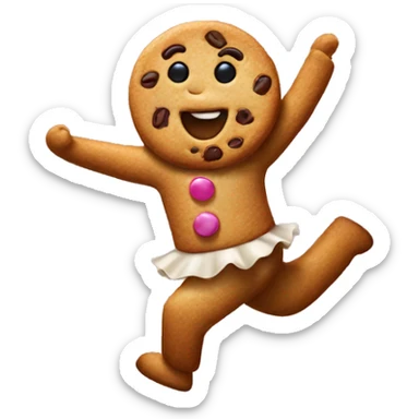 Dancing cookie  sticker