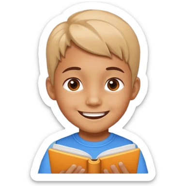 un copil care ii place matematica sticker