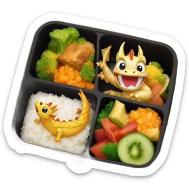 dragon bento box sticker