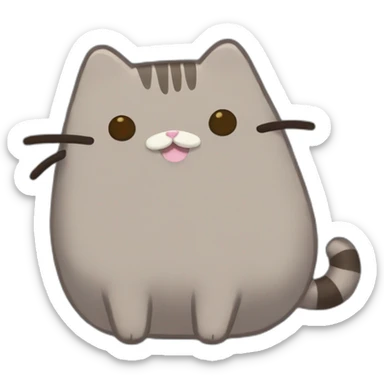 Pusheen pip sticker