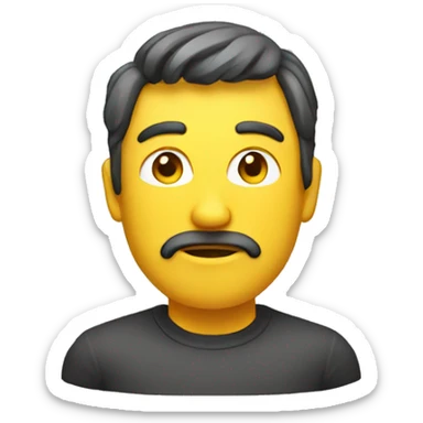 3d serious privacy sticker