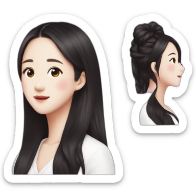 Kim jisoo from black pink sticker